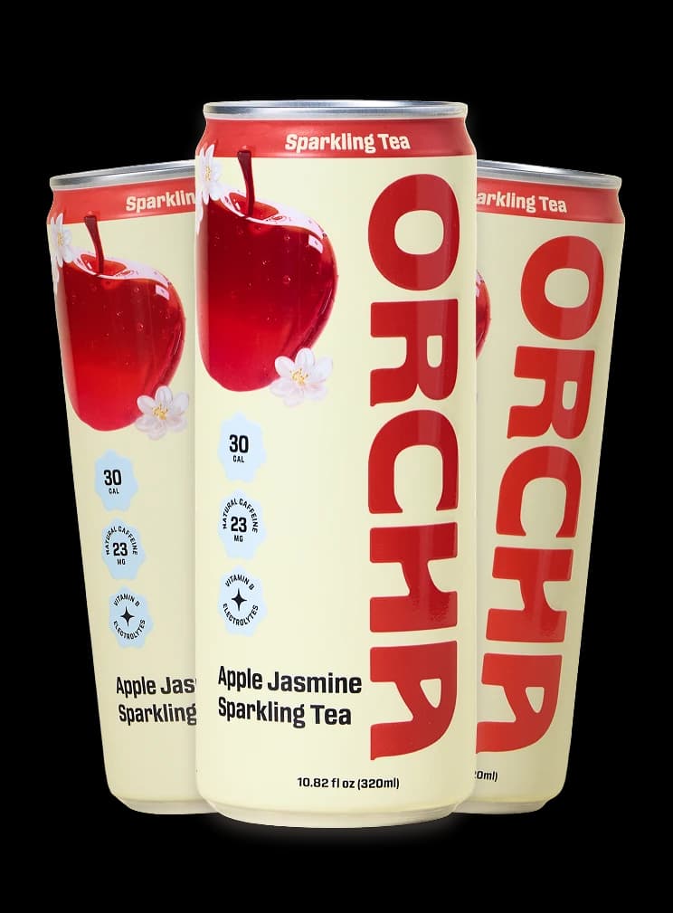 Apple Jasmine sparkling tea three-can pack
